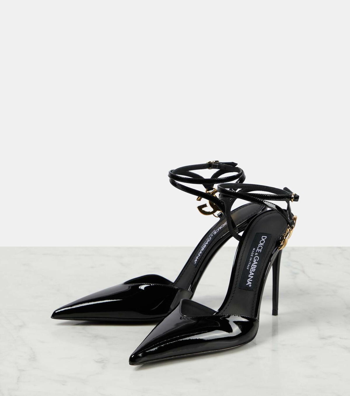 Dolce&Gabbana Patent leather slingback pumps Dolce & Gabbana