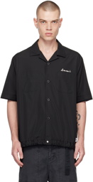 sacai Black Embroidered Shirt