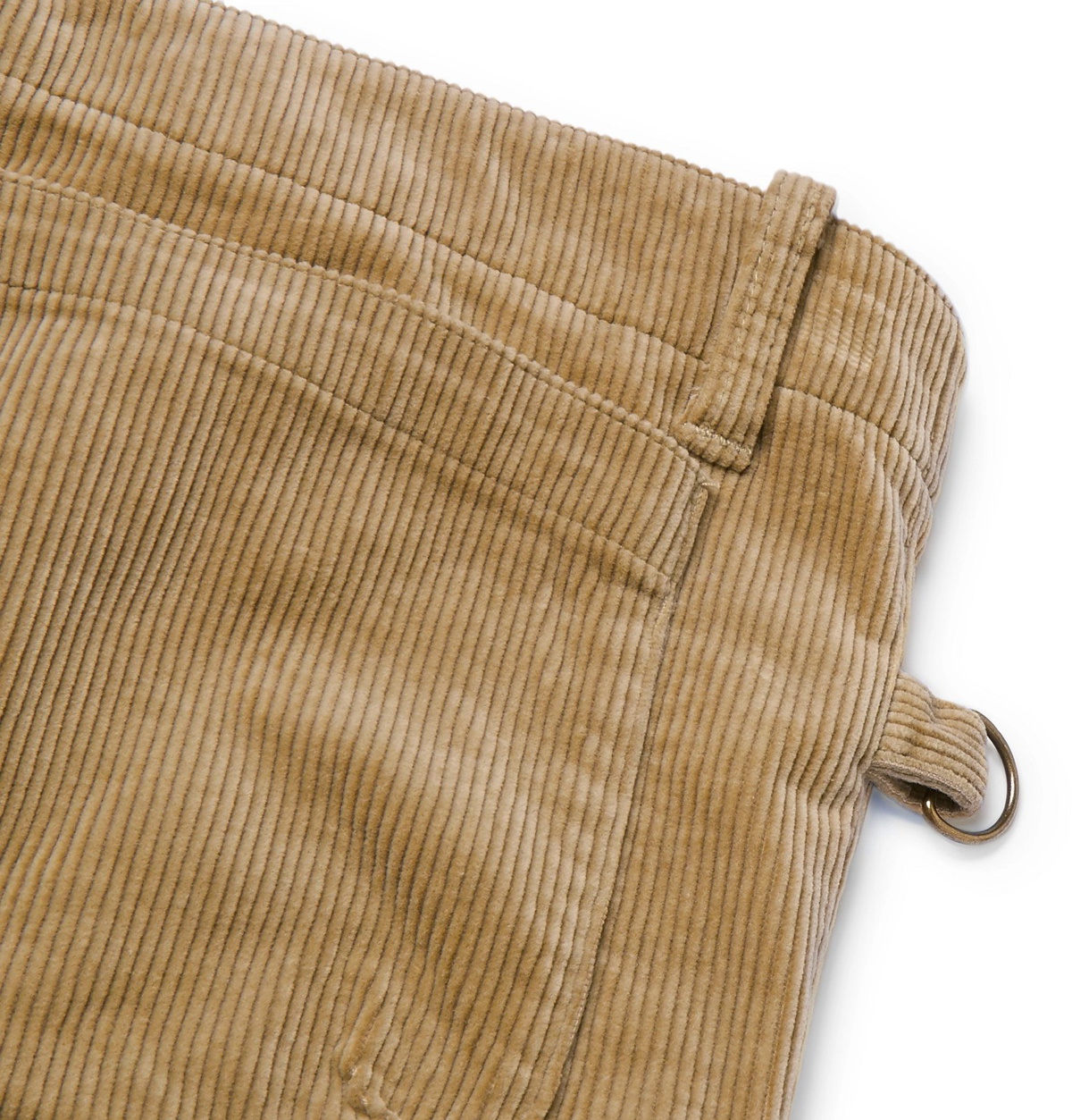 Human Made - Buckle and Zip-Detailed Cotton-Corduroy Trousers