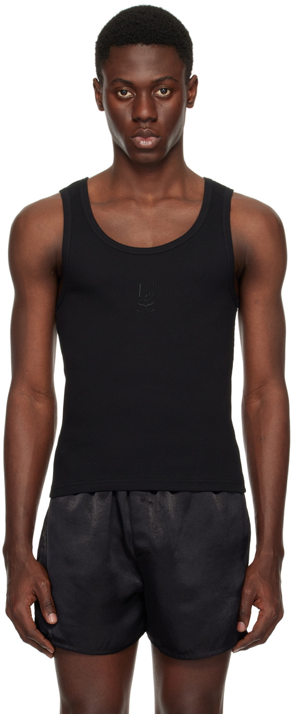 Ludovic de Saint Sernin Black Neo Tank Top