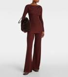Aya Muse Silk-blend wide-leg pants