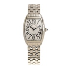 Franck Muller Cintree Curvex Quartz White Dial Unisex Watch 1752BQZ(AC)-WT