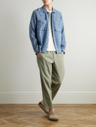 Folk - Textured Cotton T-Shirt - Neutrals