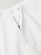 Orlebar Brown - Carsyn Tapered Pleated Linen and Cotton-Blend Trousers - White