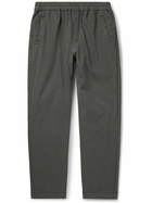 Folk - Slim-Fit Linen and Cotton-Blend Trousers - Green