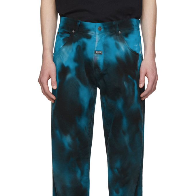 MSGM Multicolor Tie-Dye Jeans MSGM MSGM Multicolor Tie-Dye Jeans MSGM