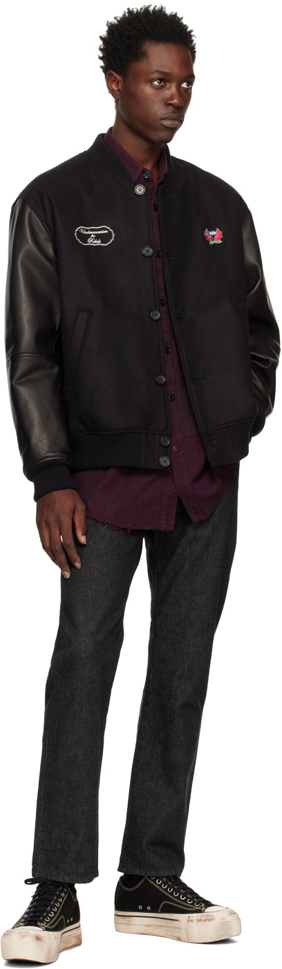Undercoverism Burgundy Check Shirt