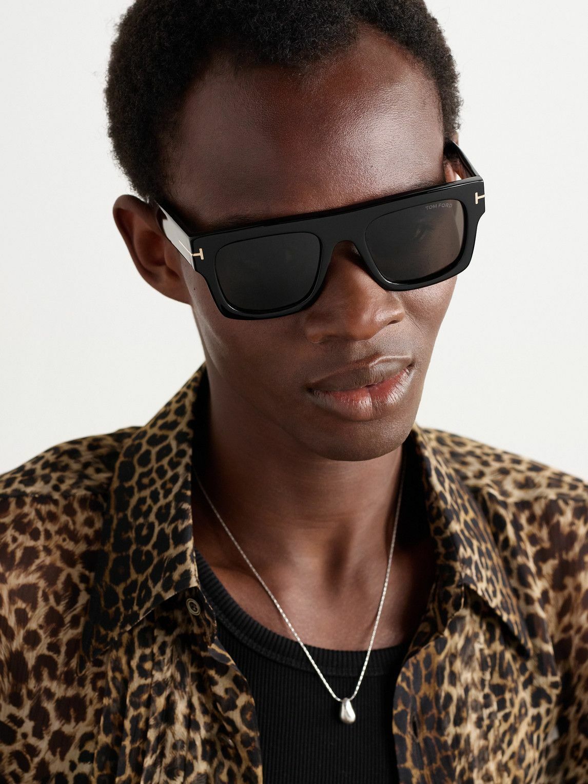 TOM FORD - Fausto Square-Frame Acetate Sunglasses