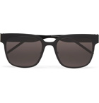 SAINT LAURENT - Square-Frame Metal Sunglasses - Black