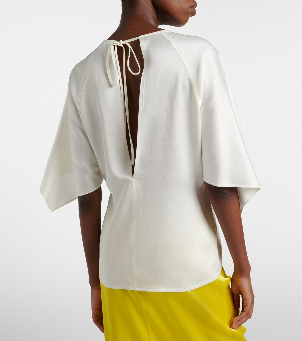 Stella McCartney Open-back satin top