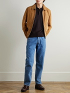Mr P. - Cliff Cashmere Polo Shirt - Brown
