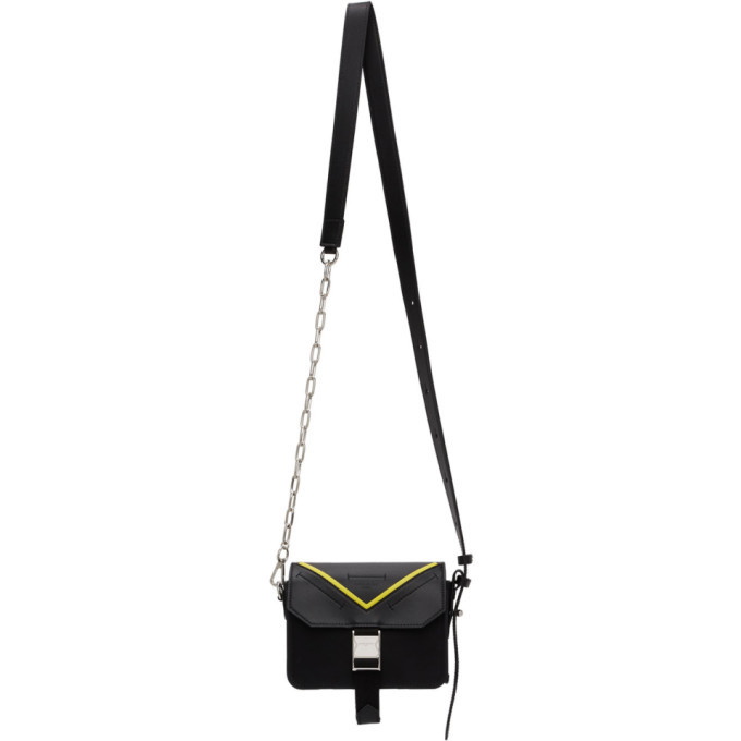 Photo: Givenchy Black and Yellow Paris Bond Messenger Bag