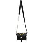 Givenchy Black and Yellow Paris Bond Messenger Bag