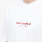 thisisneverthat Men's Design Centre Logo T-Shirt in White