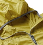 And Wander - Weave Windy Ripstop Hooded Jacket - Yellow