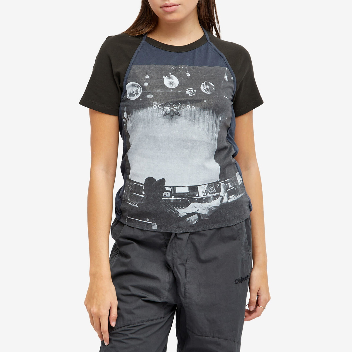 Our Legacy Women's Apron Moon Print T-Shirt Our Legacy