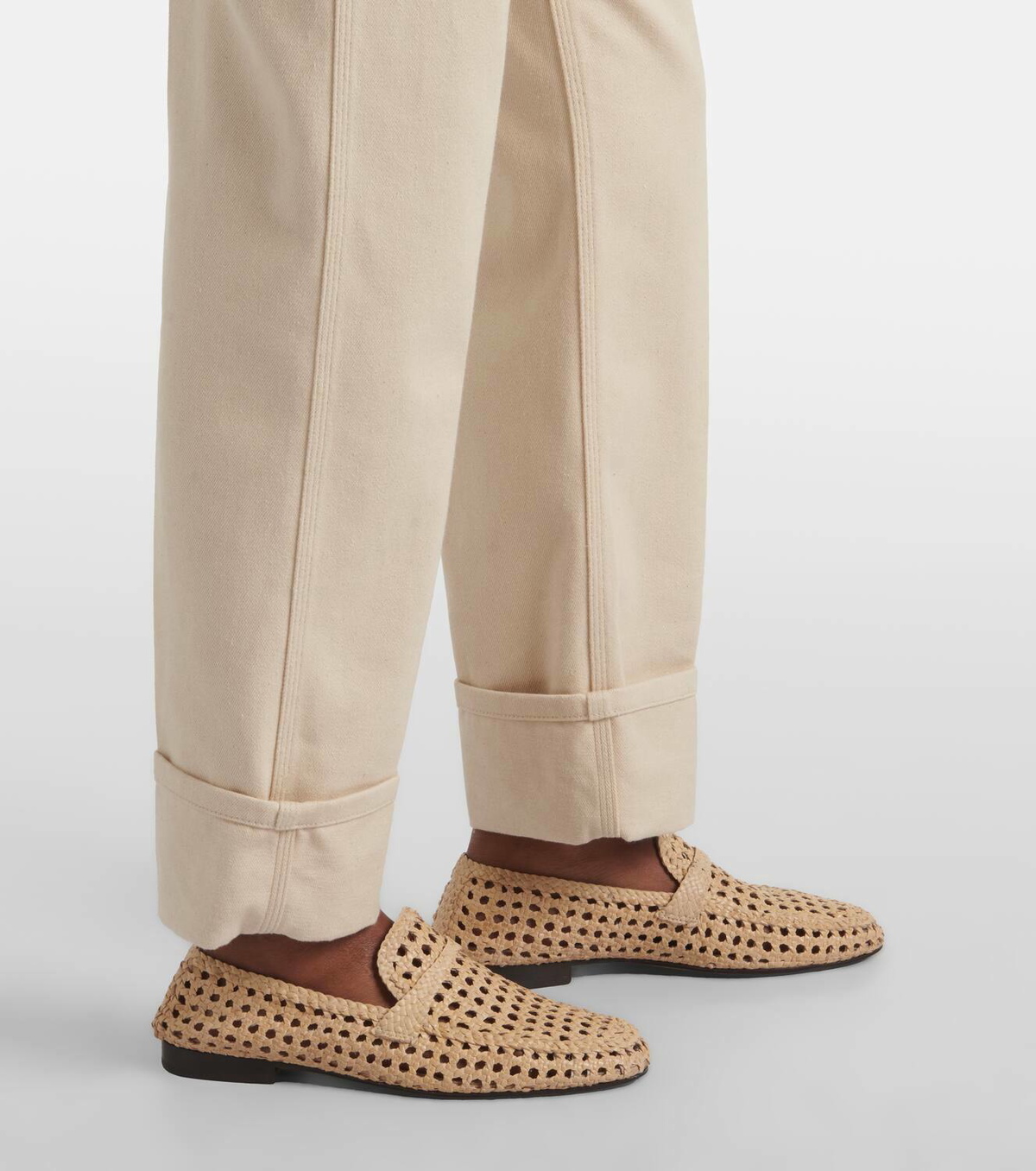 Loro Piana Garey high-rise straight jeans
