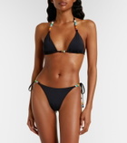 Staud Lido beaded bikini top