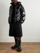 Moncler Genius - A$AP Rocky Bahianinha Quilted Glossed-Shell Hooded Down Jacket - Black
