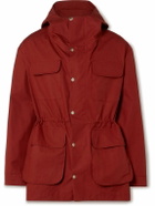 De Bonne Facture - Cotton-Canvas Hooded Parka - Red