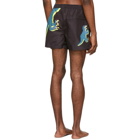 PS by Paul Smith Black Dino Swim Shorts