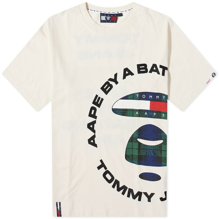 Photo: Men's AAPE x Tommy T-Shirt in Ivory