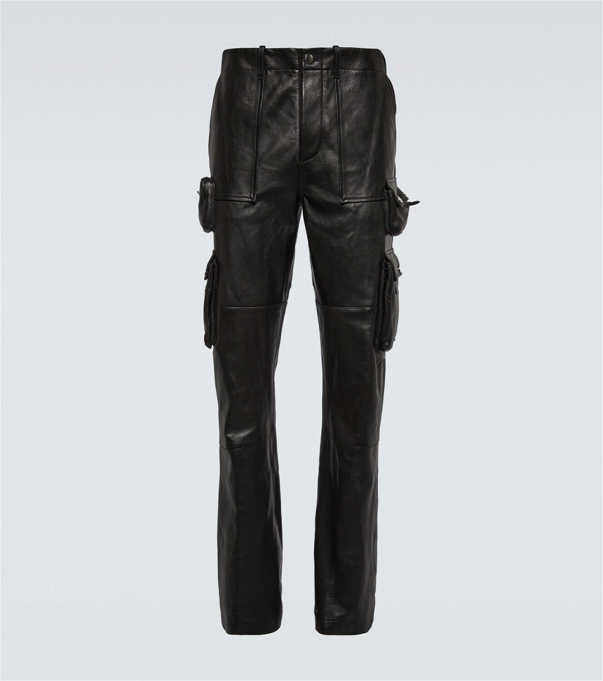 Amiri Leather cargo pants