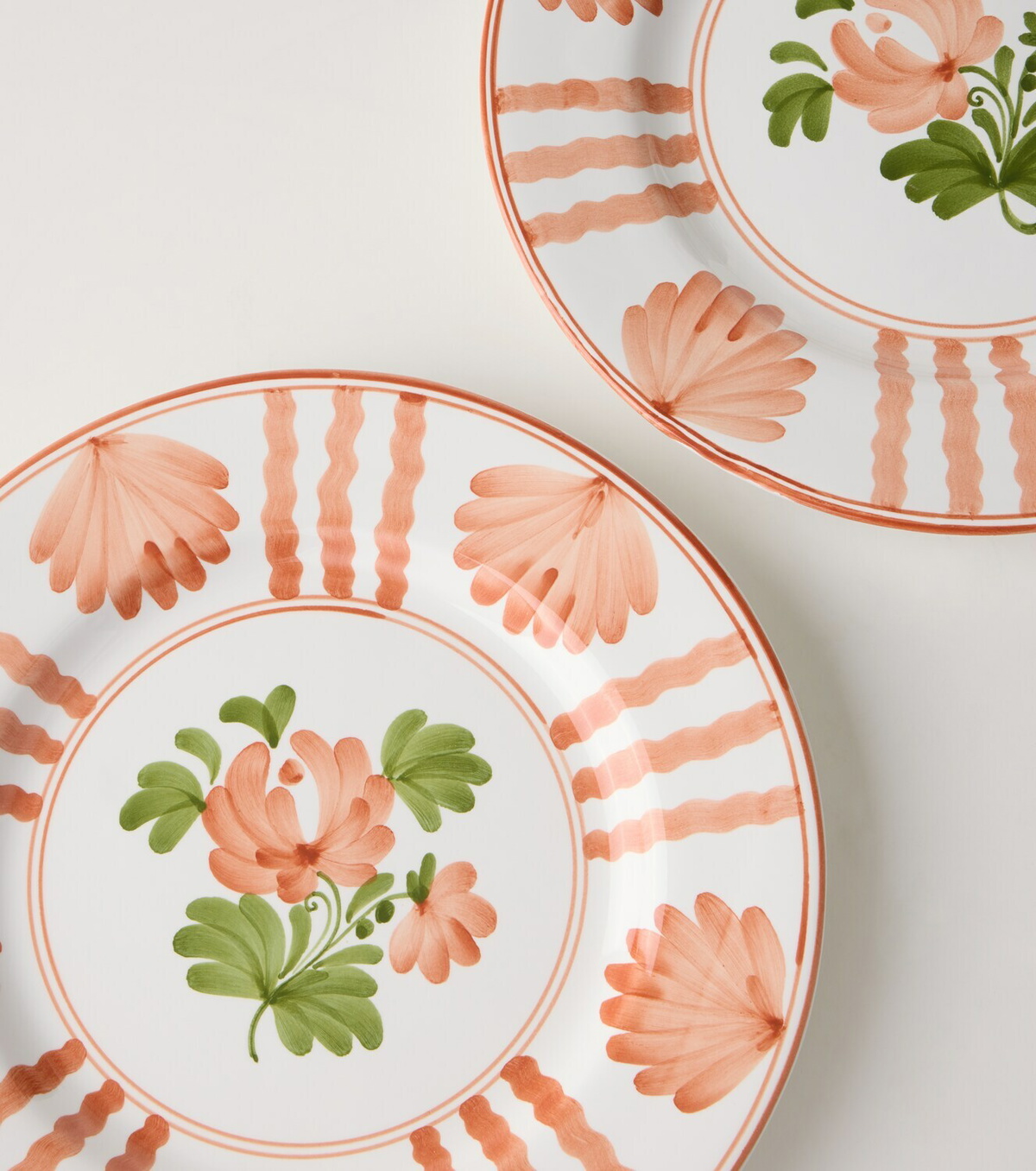 Cabana Blossom ceramic dinner plate