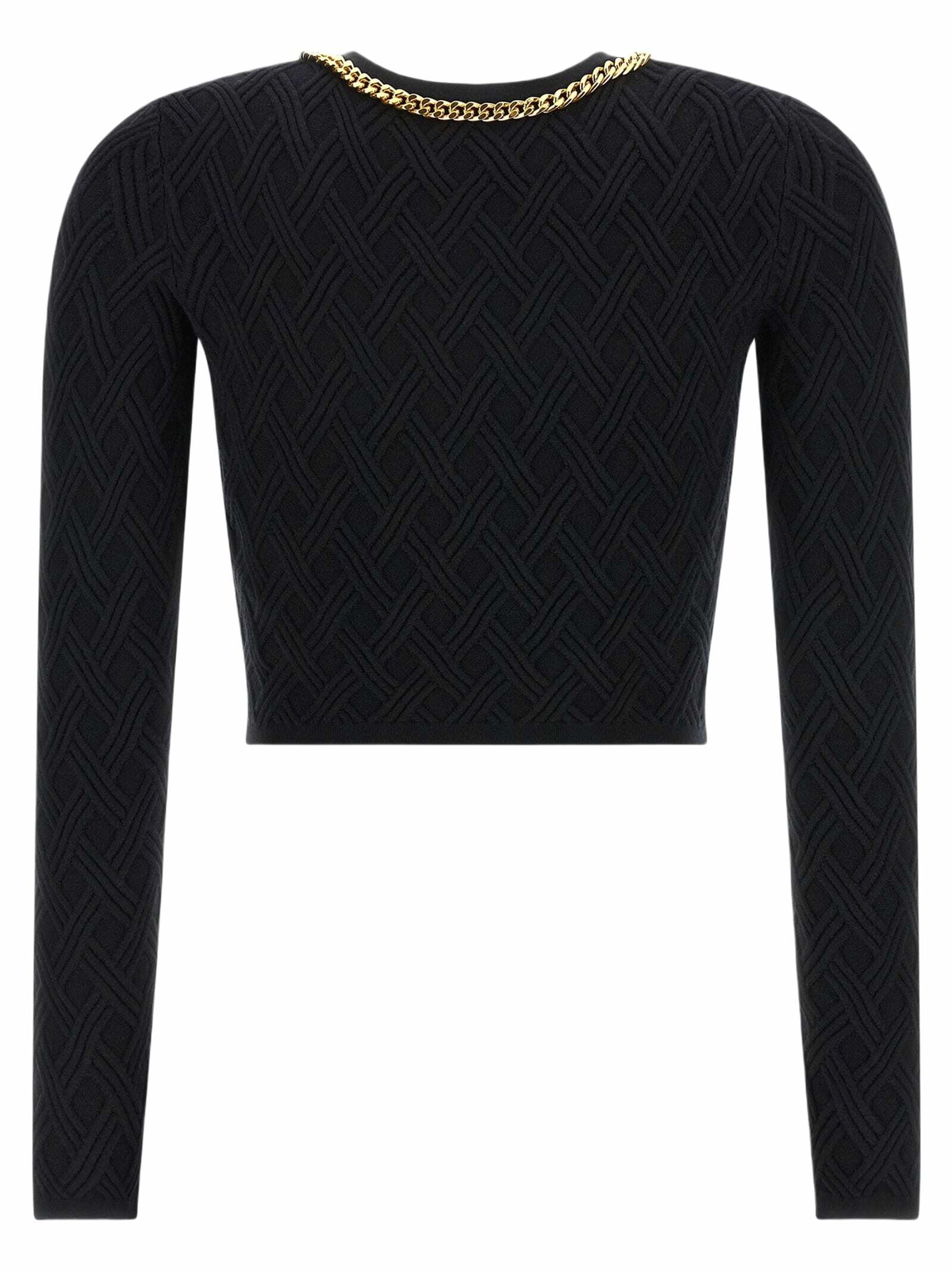 Elisabetta Franchi Jewel Zip Puller Cardigan