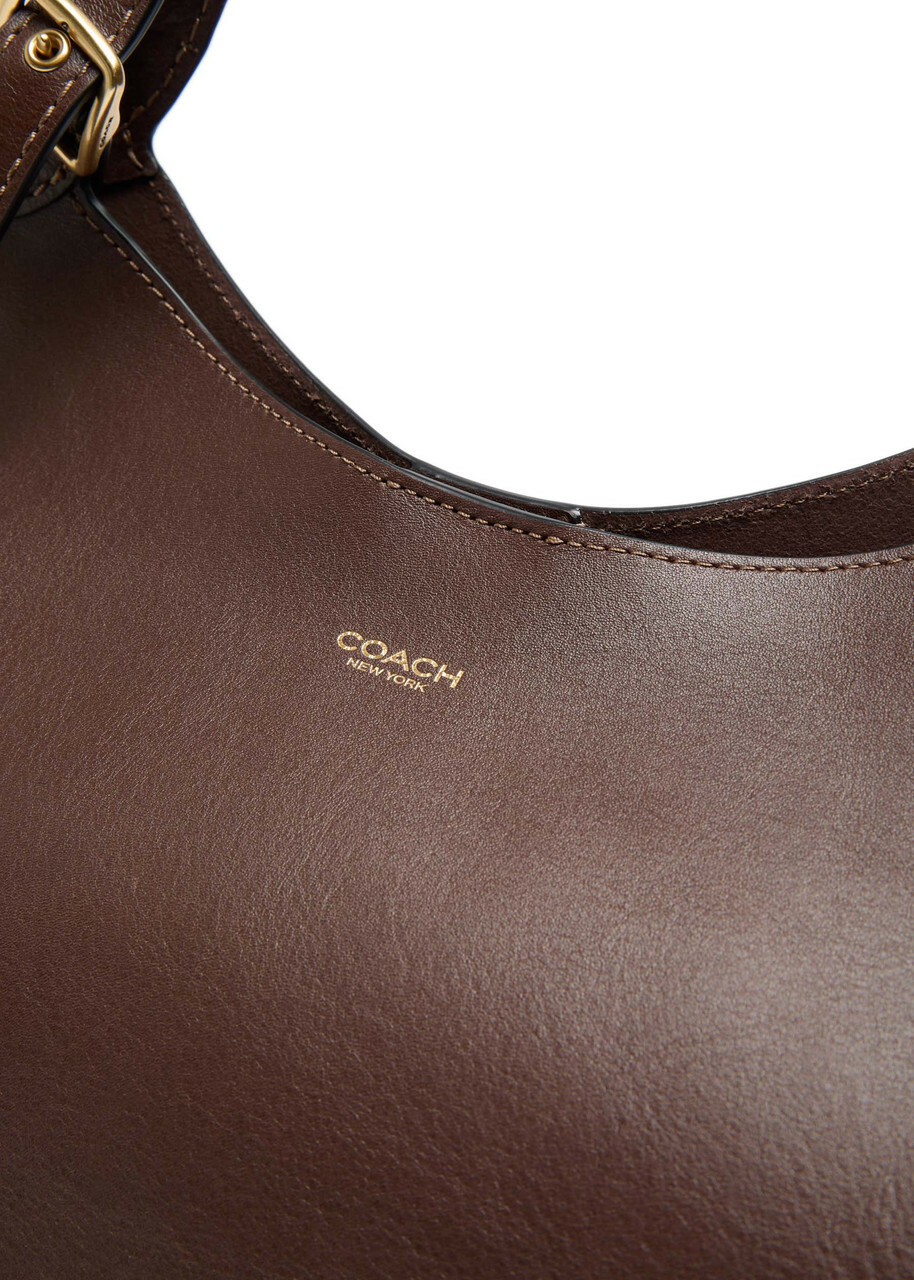 Coach Gramercy Grained Leather Tote - Brown - One Size
