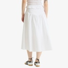 Peachy Den Women's Deba Midi Skirt in Porcelain