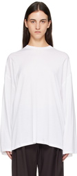 The Frankie Shop White Rio Oversized Sleeve T-shirt