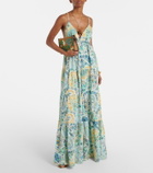 Etro Floral raffia shoulder bag
