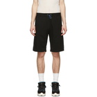 Unravel Black Terry Basketball Shorts