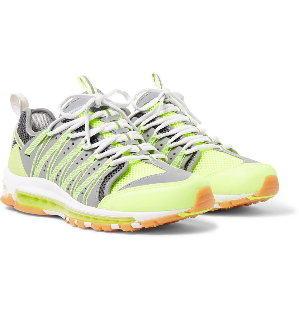 trechter roekeloos Barcelona Nike - CLOT Zoom Haven 97 Leather and Mesh Sneakers - Chartreuse Nike