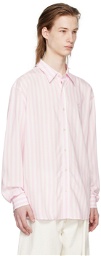Acne Studios Pink Stripe Shirt