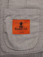 Barena - Doria Double-Breasted Cotton-Corduroy Suit Jacket - Gray