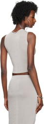 TYRELL SSENSE Exclusive Gray Tank Top