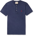 Polo Ralph Lauren - Slim-Fit Slub Cotton-Jersey Henley T-Shirt - Blue