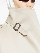 Courrèges Neutral Long Trench Coat