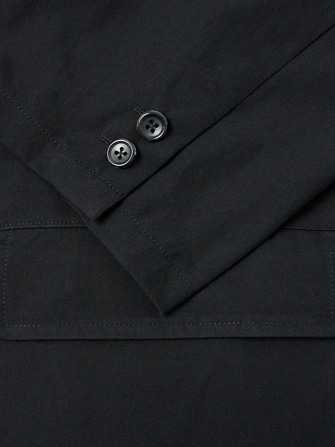 Graphpaper - Wool-Twill Blazer - Black