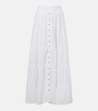 Melissa Odabash Dee tiered cotton maxi skirt