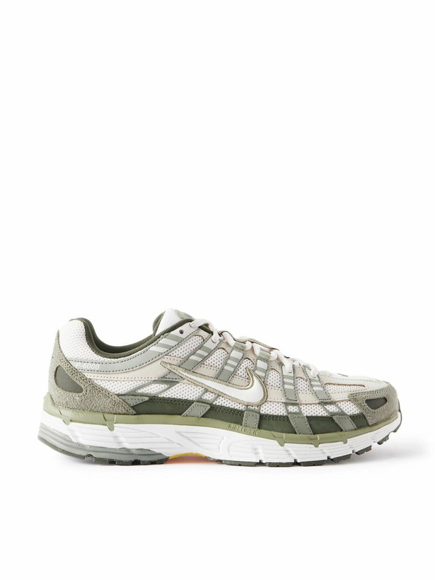 Photo: Nike - P-6000 Suede, Leather and Mesh Sneakers - Green