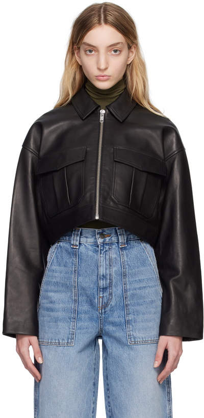 Photo: ANINE BING Black Christian Leather Jacket