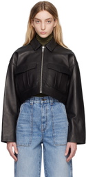 ANINE BING Black Christian Leather Jacket