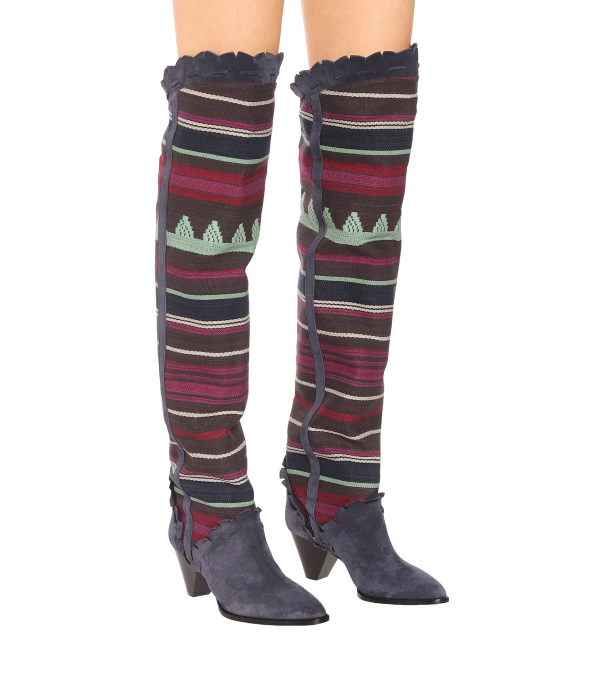 Isabel Marant - Luiz suede over-the-knee boots Isabel Marant