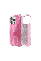Diesel Oval D Glitter Case for i P 16 Pro - Cases - Unisex - Pink