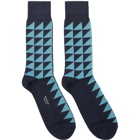 Paul Smith Blue Triangle Socks