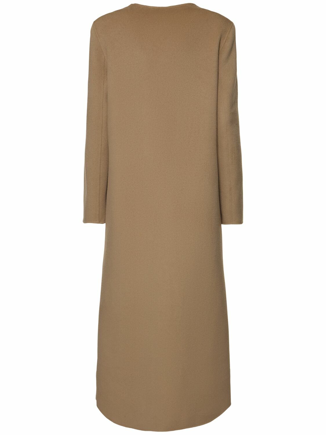 LOULOU STUDIO Martil Round Neck Long Coat