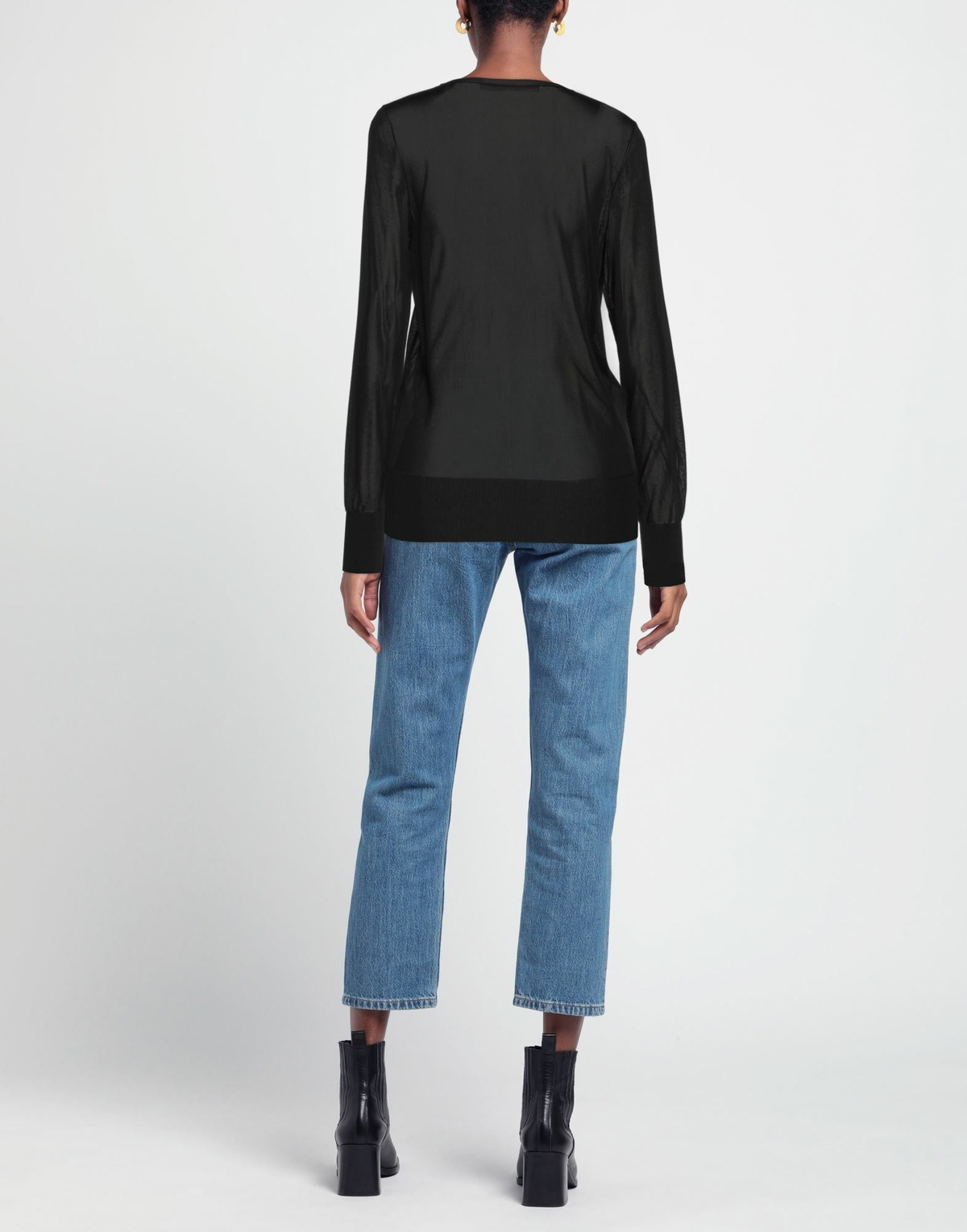 Sapio Womens Sweater in Black